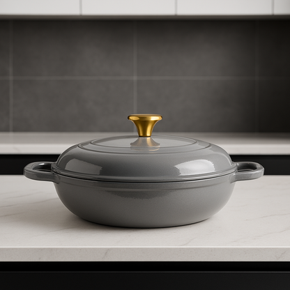 Modern Cast Iron Casserole Pot- 40CM