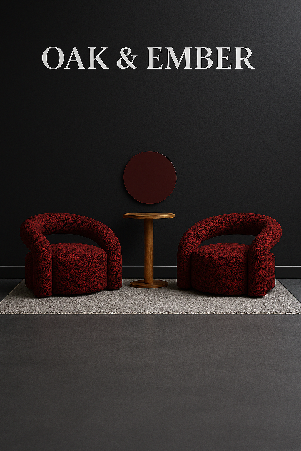 Sculptural Lounge Chair Sofa| Modern Upholstered Accent Chairs – Oak & Ember