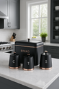 Modern Bread Bin & Kitchen Canister Set | Oak & Ember