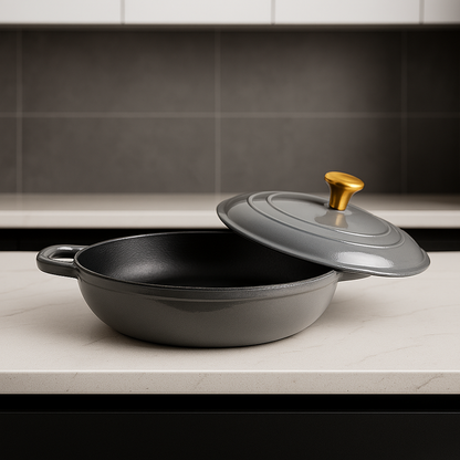 Modern Cast Iron Casserole Pot- 40CM