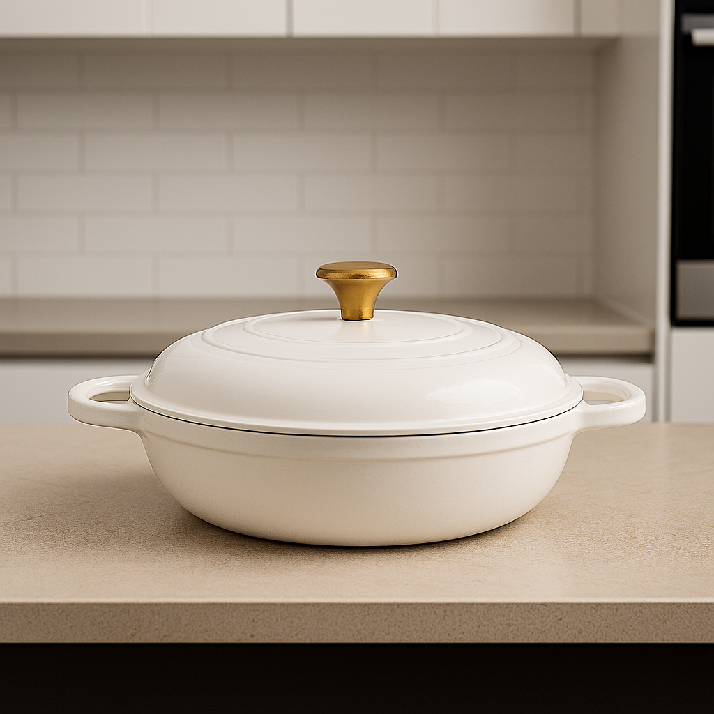 Modern Cast Iron Casserole Pot- 40CM