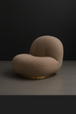 Sculptural Bouclé Accent Chair | Modern Lounge Chair – Oak & Ember