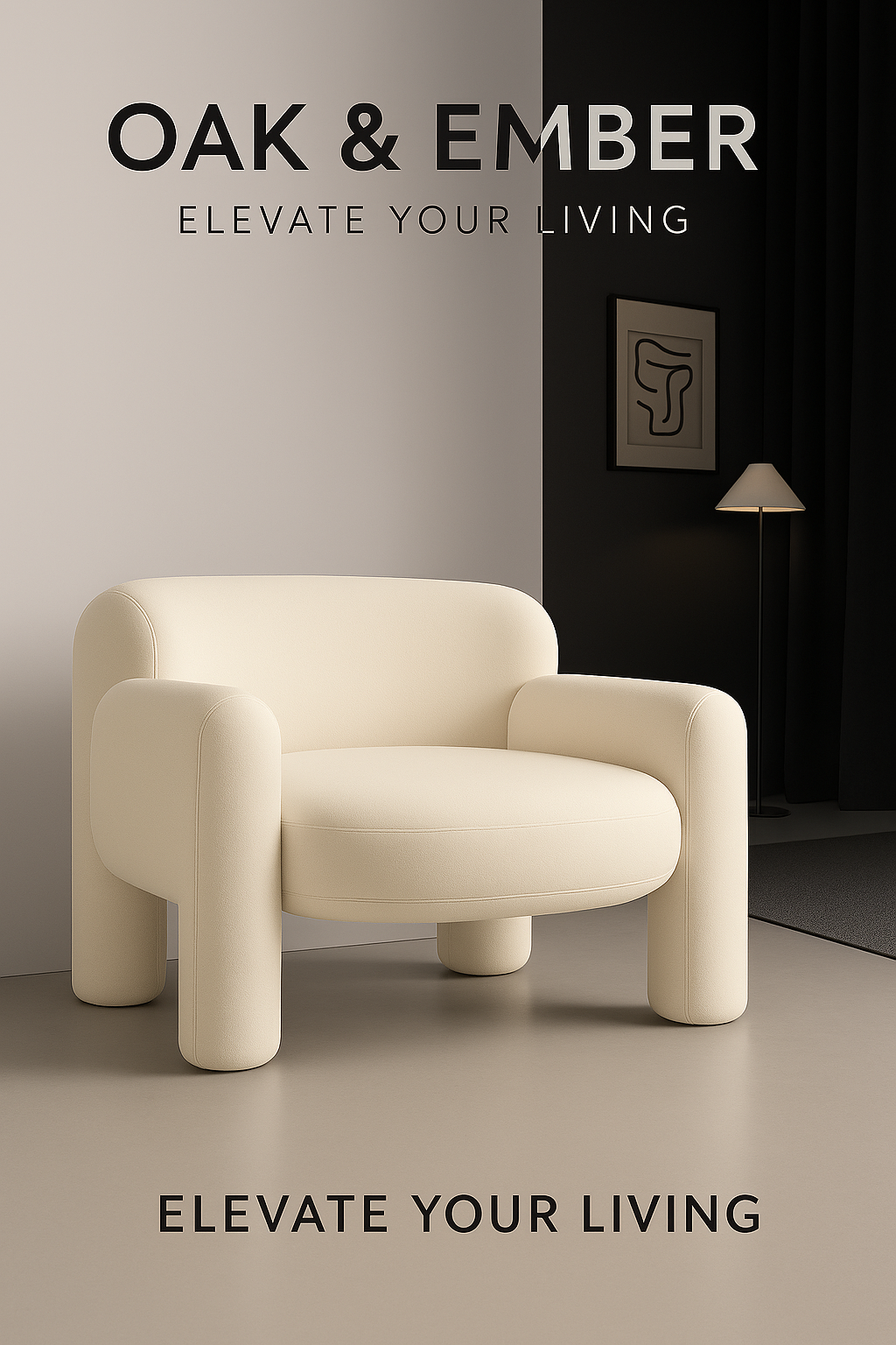 Lounge Single Chair | Modern Accent Chair – Oak & Ember