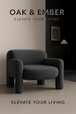Lounge Single Chair | Modern Accent Chair – Oak & Ember