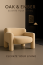 Lounge Single Chair | Modern Accent Chair – Oak & Ember