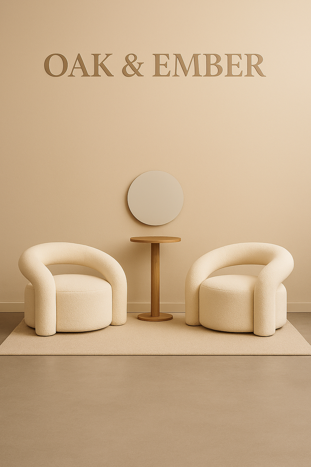Sculptural Lounge Chair Sofa| Modern Upholstered Accent Chairs – Oak & Ember