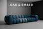 Oak & Ember 3 Seater Modular Cloud Sofa – Luxury Modern Sectional Couch