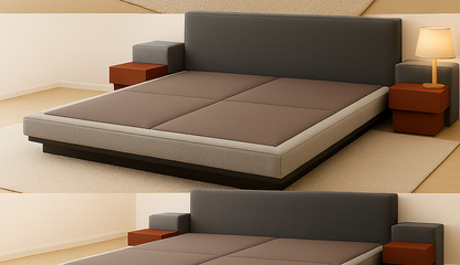 Luxury Upholstered Platform Bed