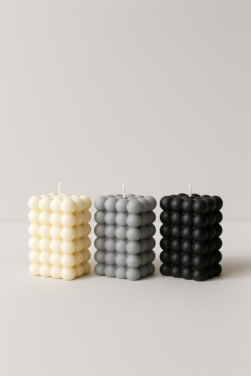 Sculptural Scented Candle Set