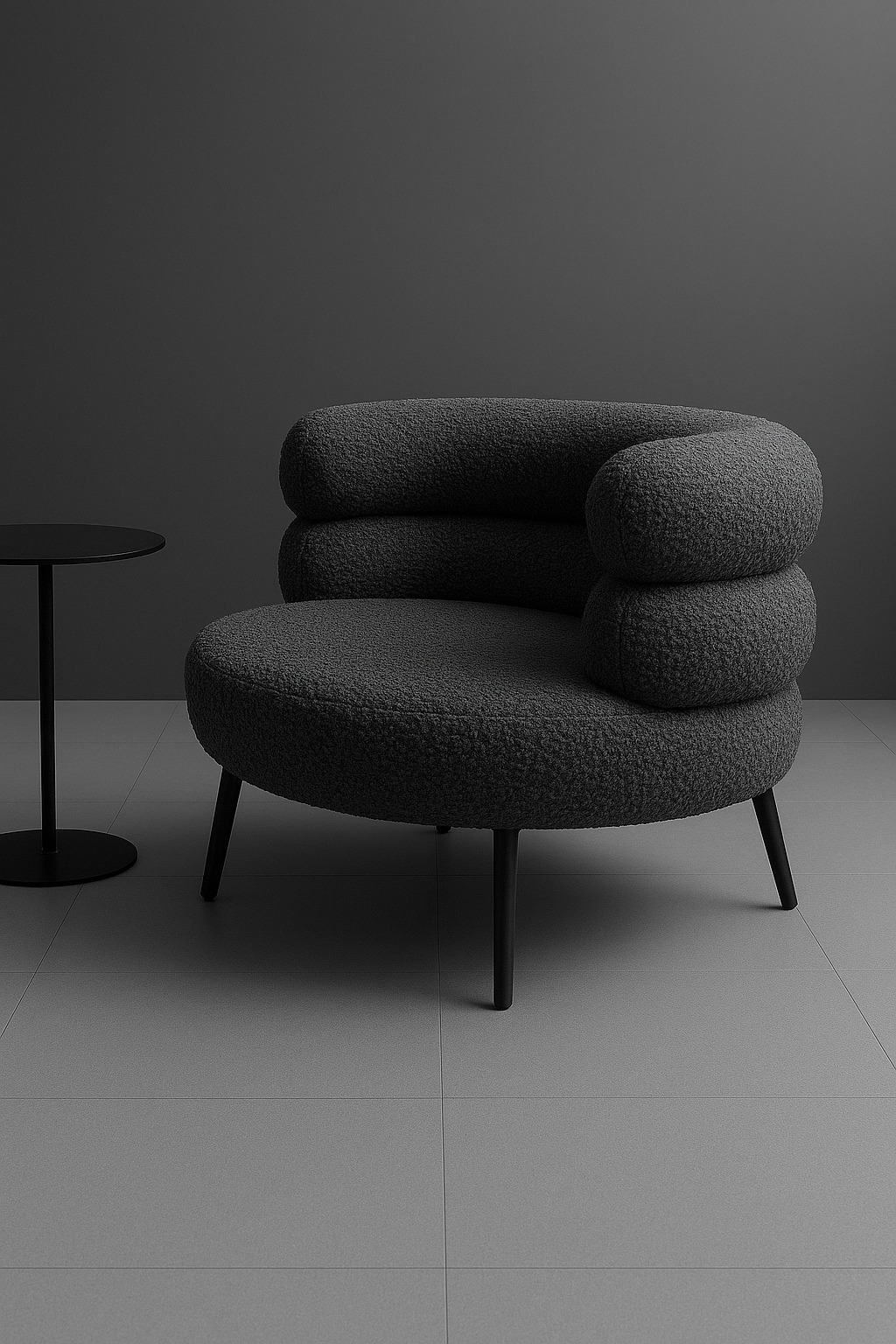 Oak & Ember Bouclé Accent Chair