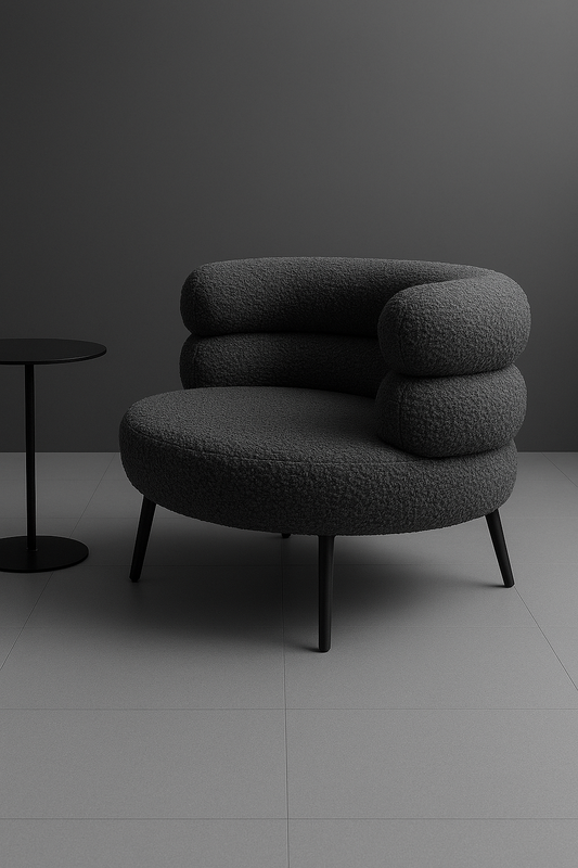 Oak & Ember Bouclé Accent Chair