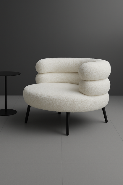 Oak & Ember Bouclé Accent Chair